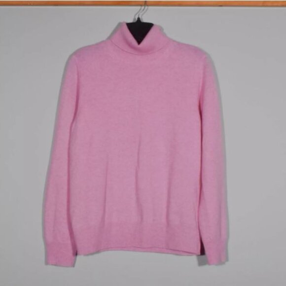Marks & Spencer Sweaters - Marks & Spencer Autograph Pink 100% Cashmere Turtleneck Sweater Sz UK 14 US 10
